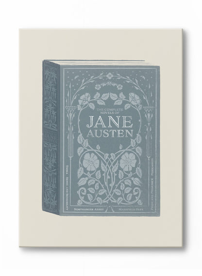 Jane Austen Book Cover, Poster